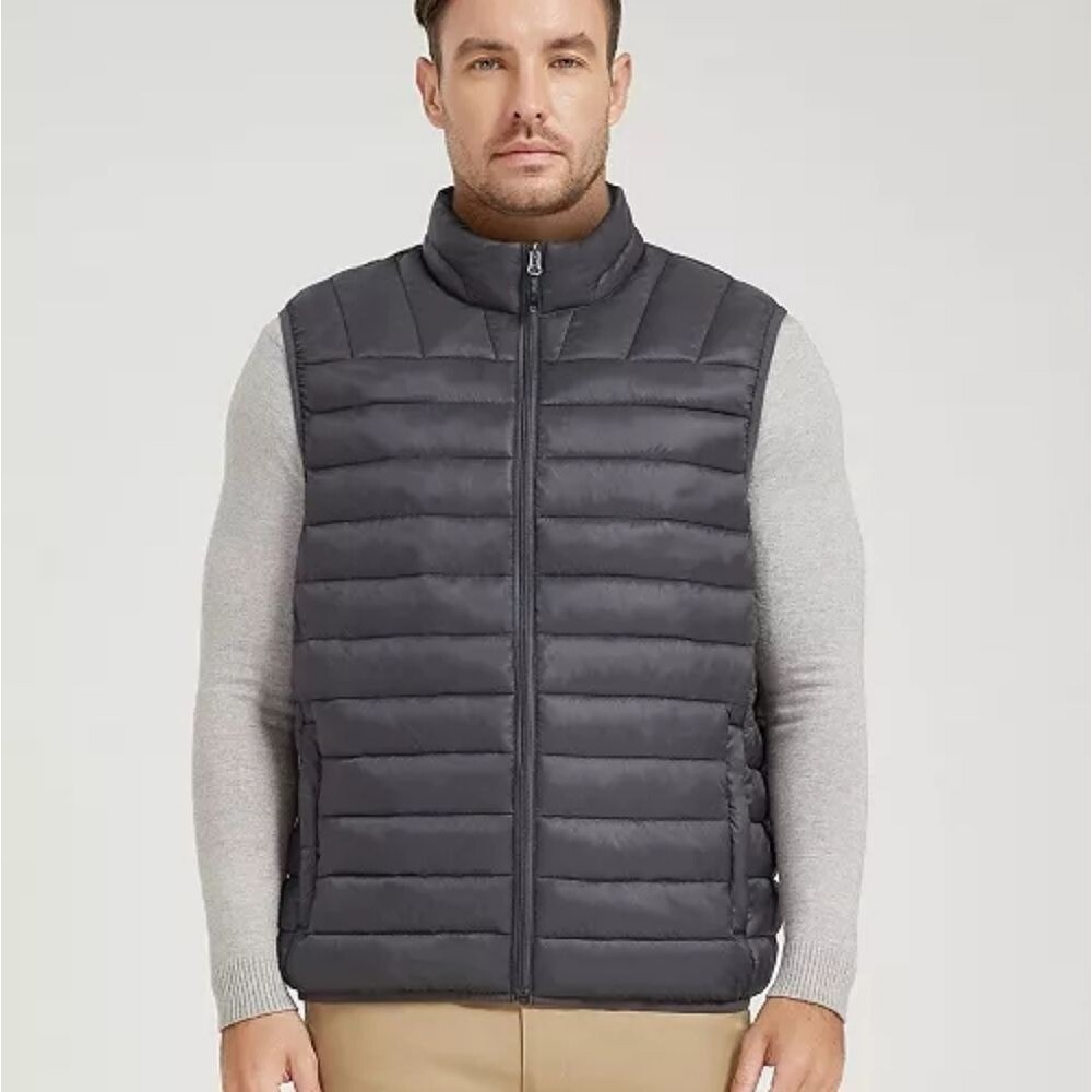 Hawke & Co Ultra Light Gray Down Puffer Vest Size XXL